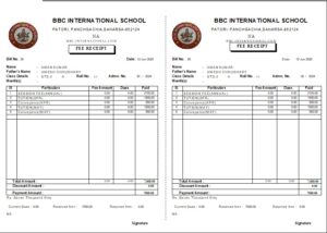 GroSkool fee management system with UPI, card, and net banking payment options